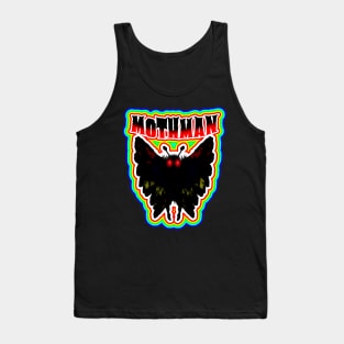 Mothman West Virginia Wing Humanoid Moth Retro Vintage Colorful Tank Top